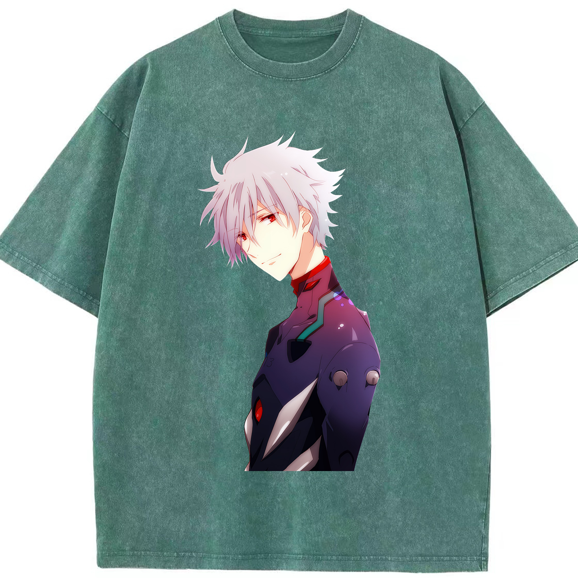 （画像用） EVA 新世紀エヴァンゲリオン 綿100% ヴィンテージ風 半袖Tシャツ（フロントプリント）